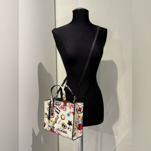 NWT Marc Jacobs printed mini grinds - white multi